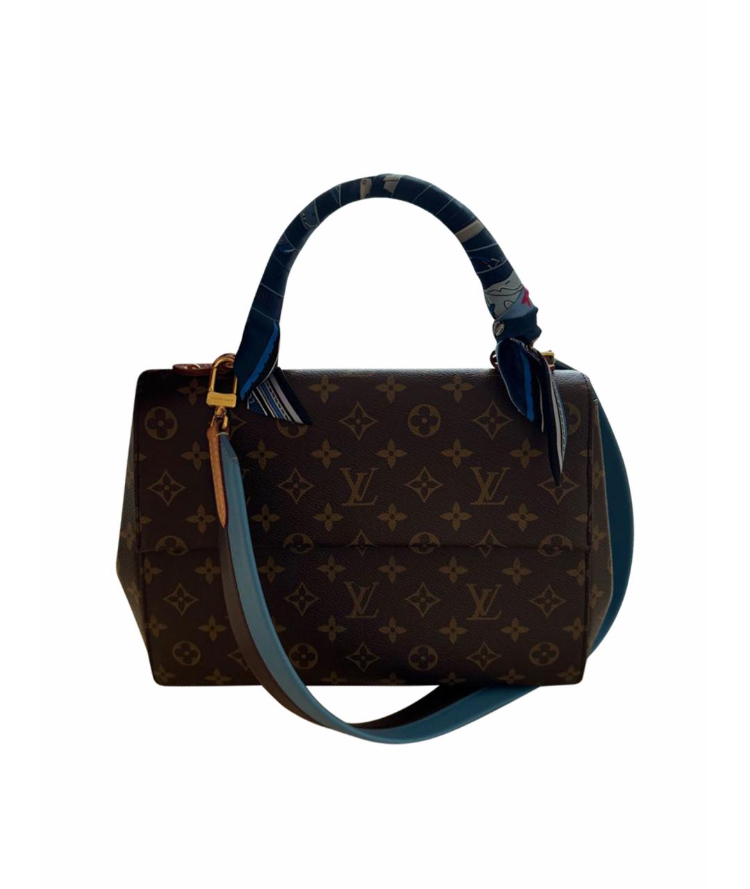 LOUIS VUITTON PRE-OWNED Коричневая сумка с короткими ручками, фото 1