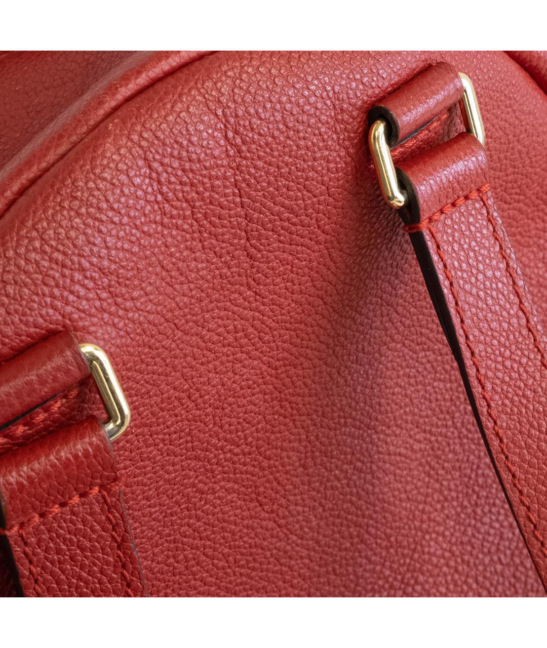 LOUIS VUITTON PRE-OWNED Красный кожаный рюкзак, фото 5