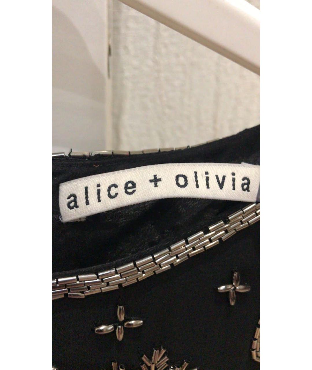 ALICE+OLIVIA Черное коктейльное платье, фото 3