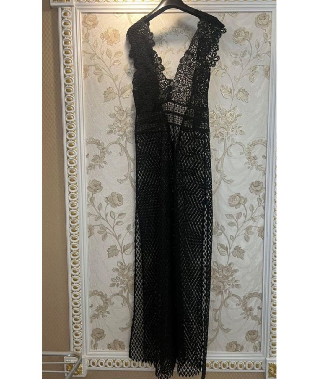 ERMANNO SCERVINO Черное полиэстеровое платье, фото 4