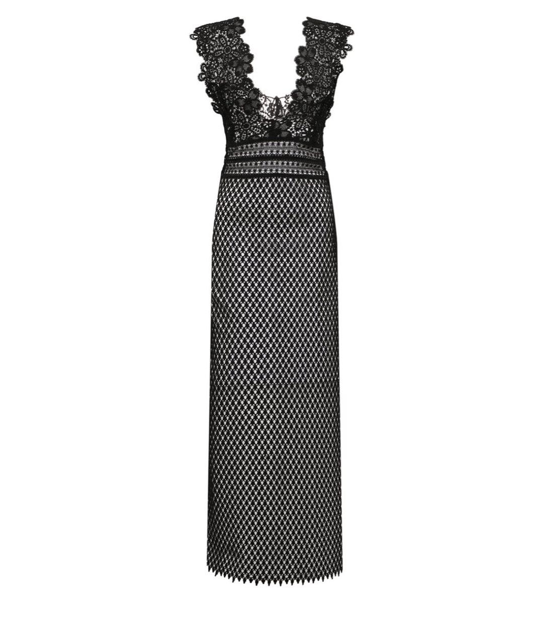 ERMANNO SCERVINO Черное полиэстеровое платье, фото 9