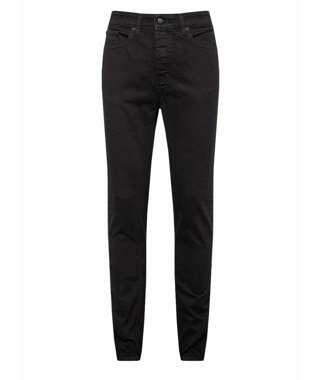 IRO Черные хлопковые прямые джинсы, фото 1
