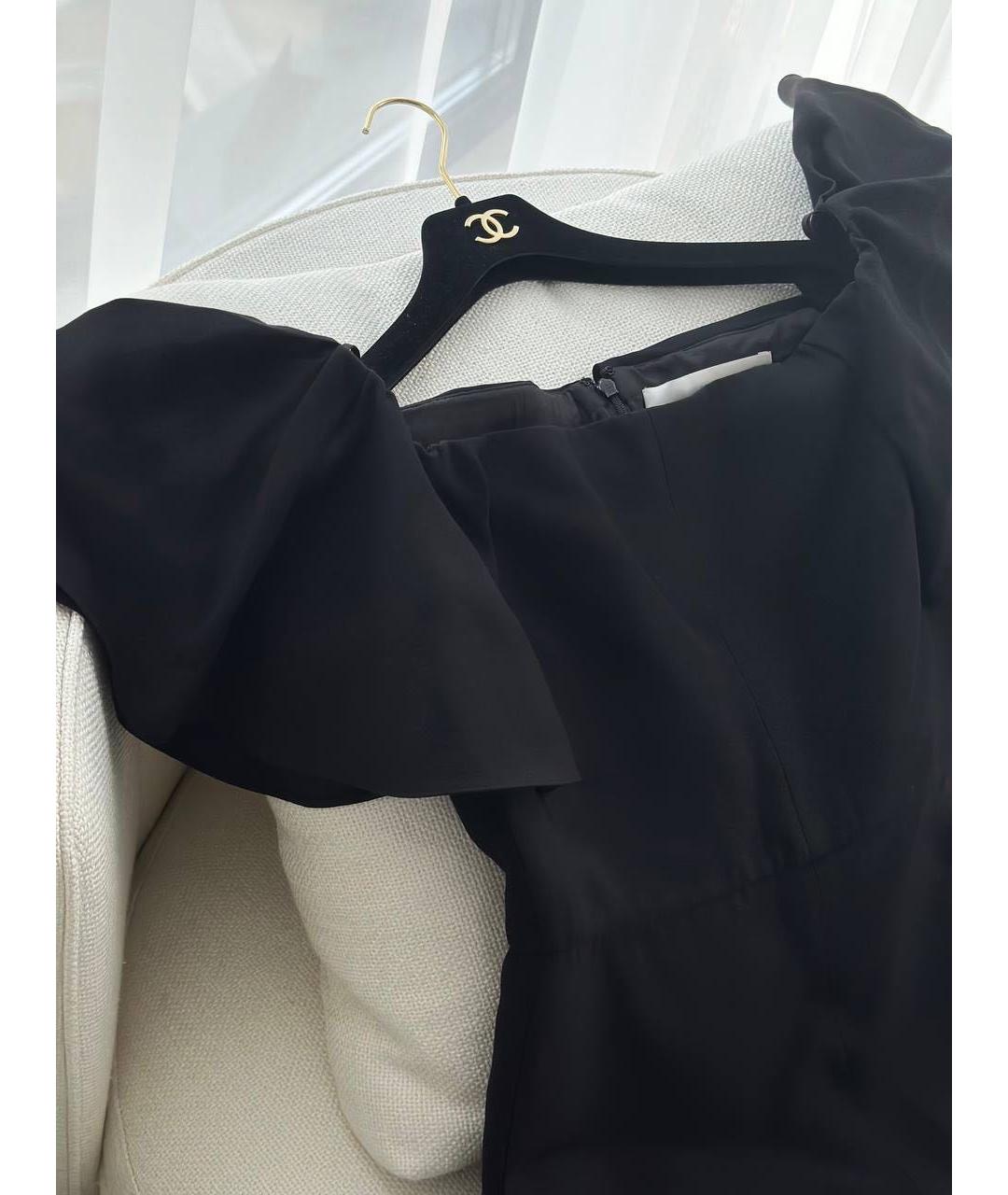 VALENTINO Черное шерстяное коктейльное платье, фото 4