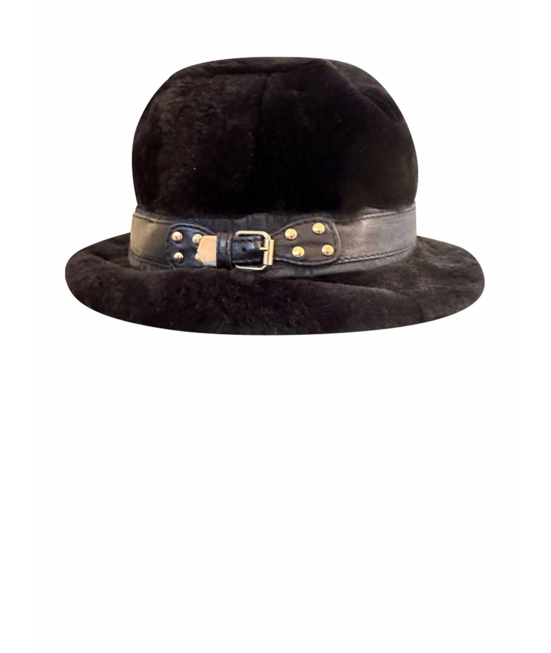VERSACE Черная шляпа, фото 1