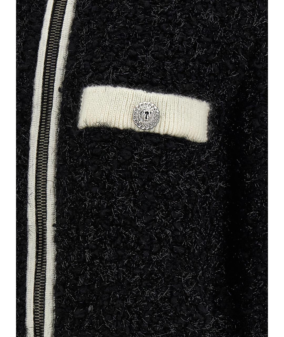 BALMAIN Черный шерстяной жакет/пиджак, фото 4