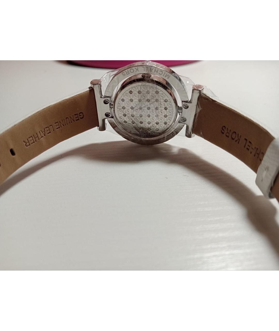 MICHAEL KORS Белые стальные часы, фото 2