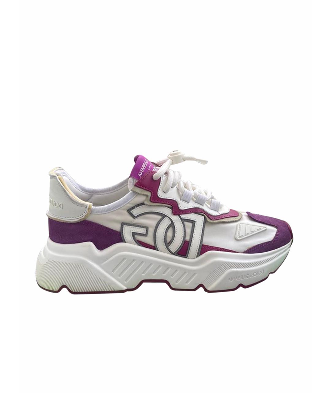DOLCE&GABBANA Фиолетовые кроссовки, фото 1