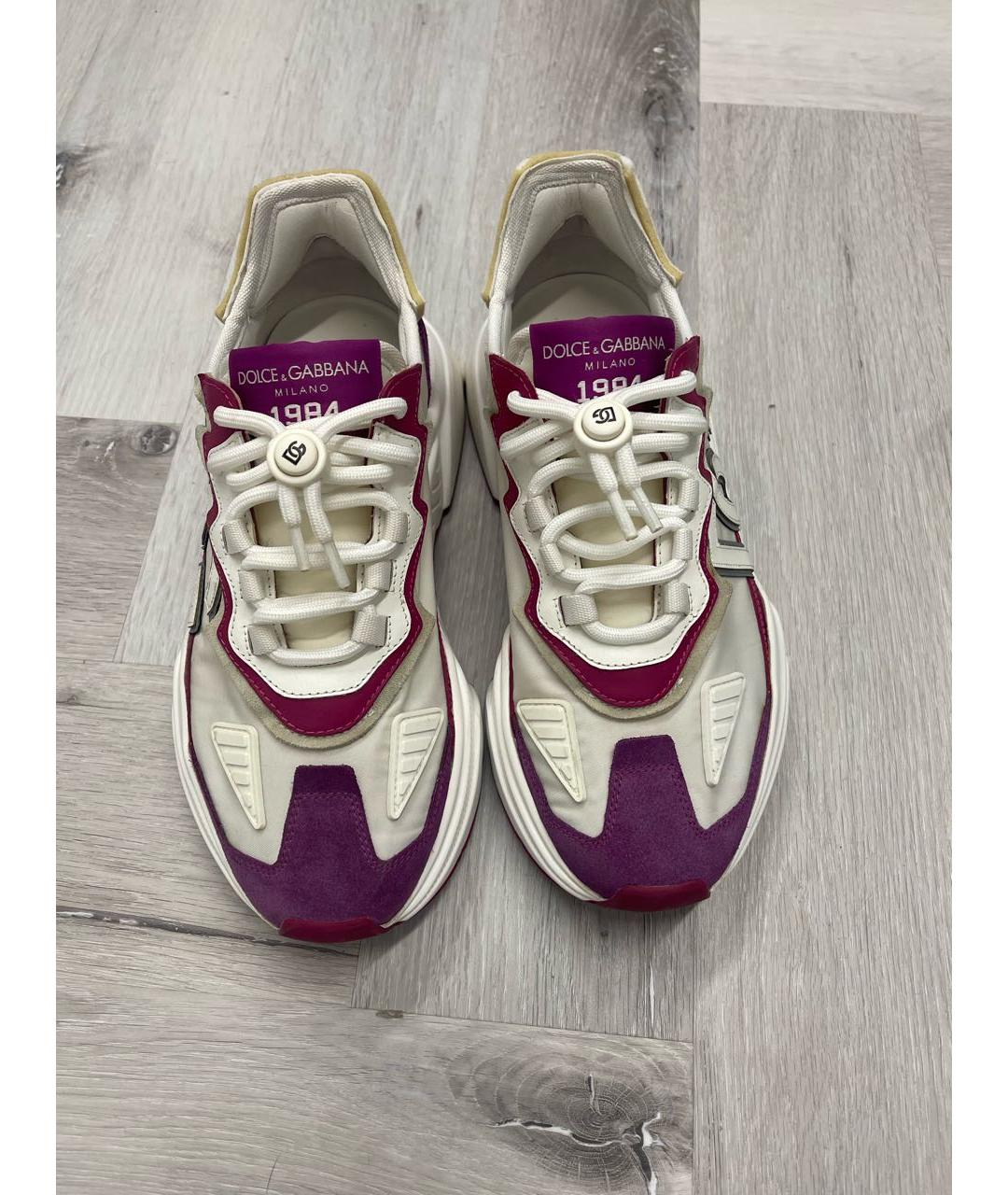 DOLCE&GABBANA Фиолетовые кроссовки, фото 2