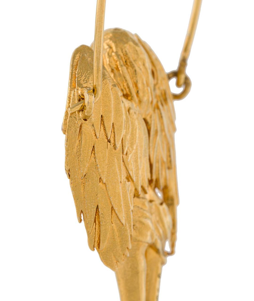 GIVENCHY Золотые латунные серьги, фото 3