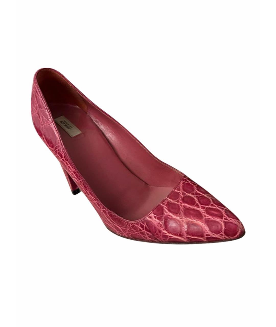 PRADA Розовые туфли из экзотической кожи, фото 1