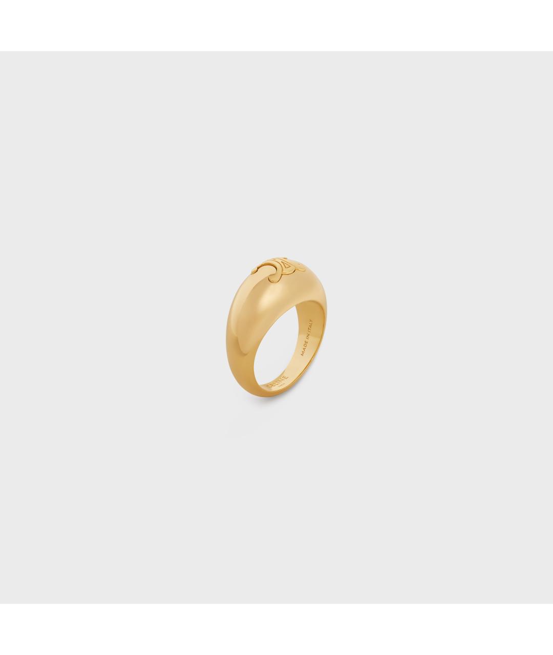 CELINE PRE-OWNED Золотое латунное кольцо, фото 4