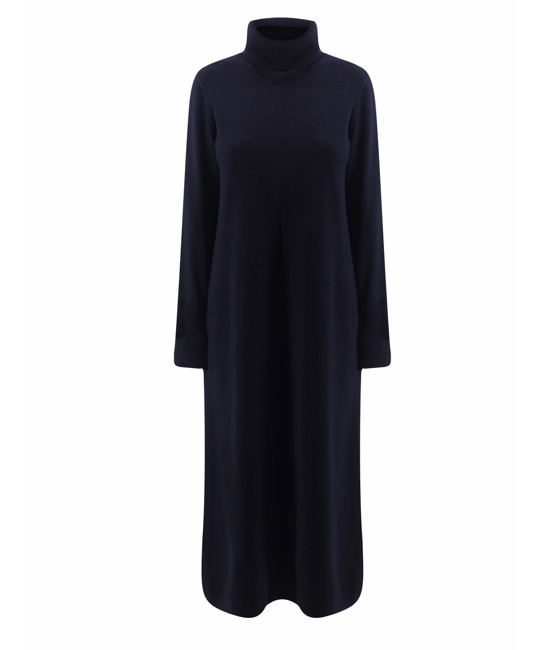 LORO PIANA Темно-синее повседневное платье, фото 1