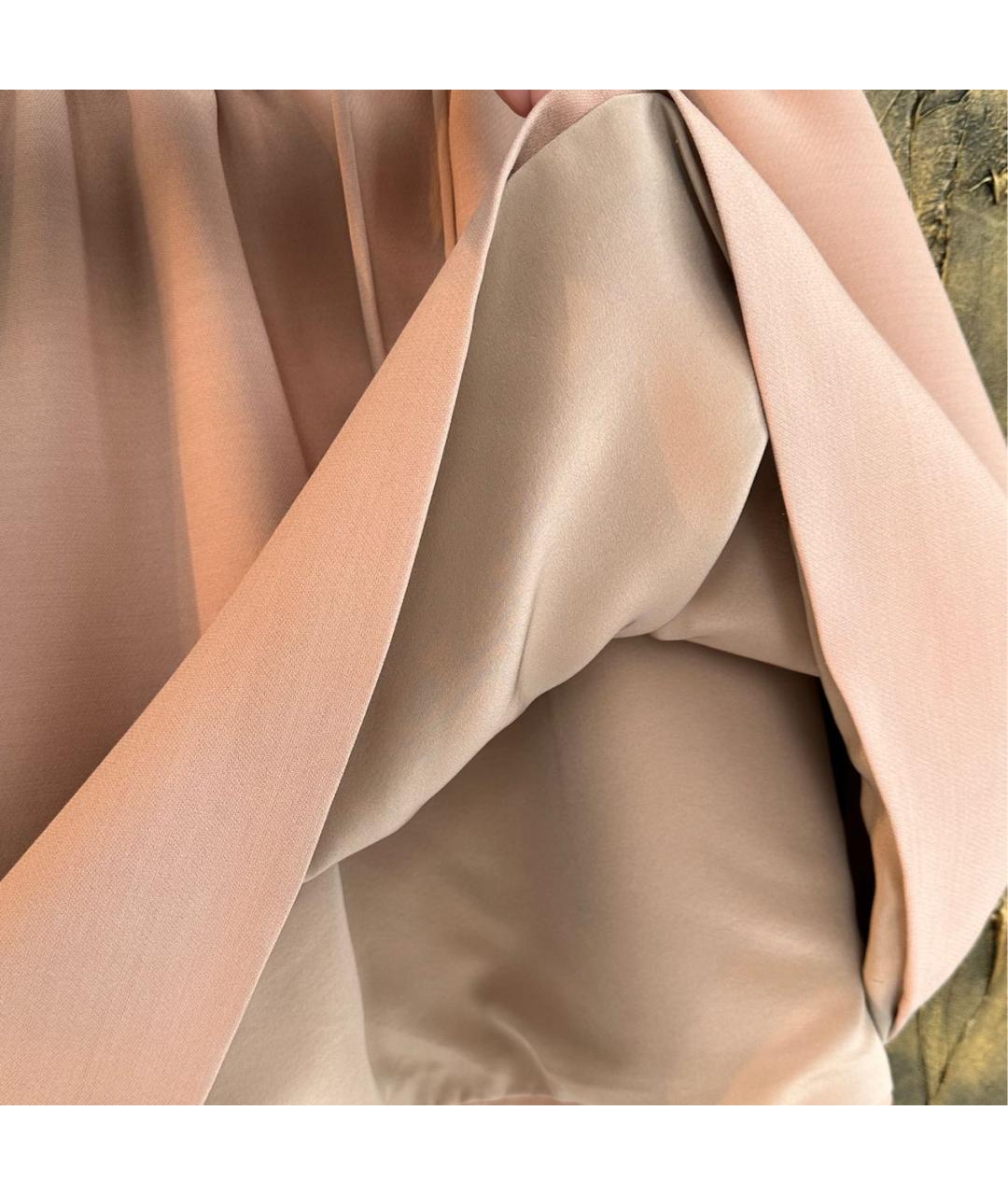CHRISTIAN DIOR PRE-OWNED Розовая шерстяная юбка мини, фото 4