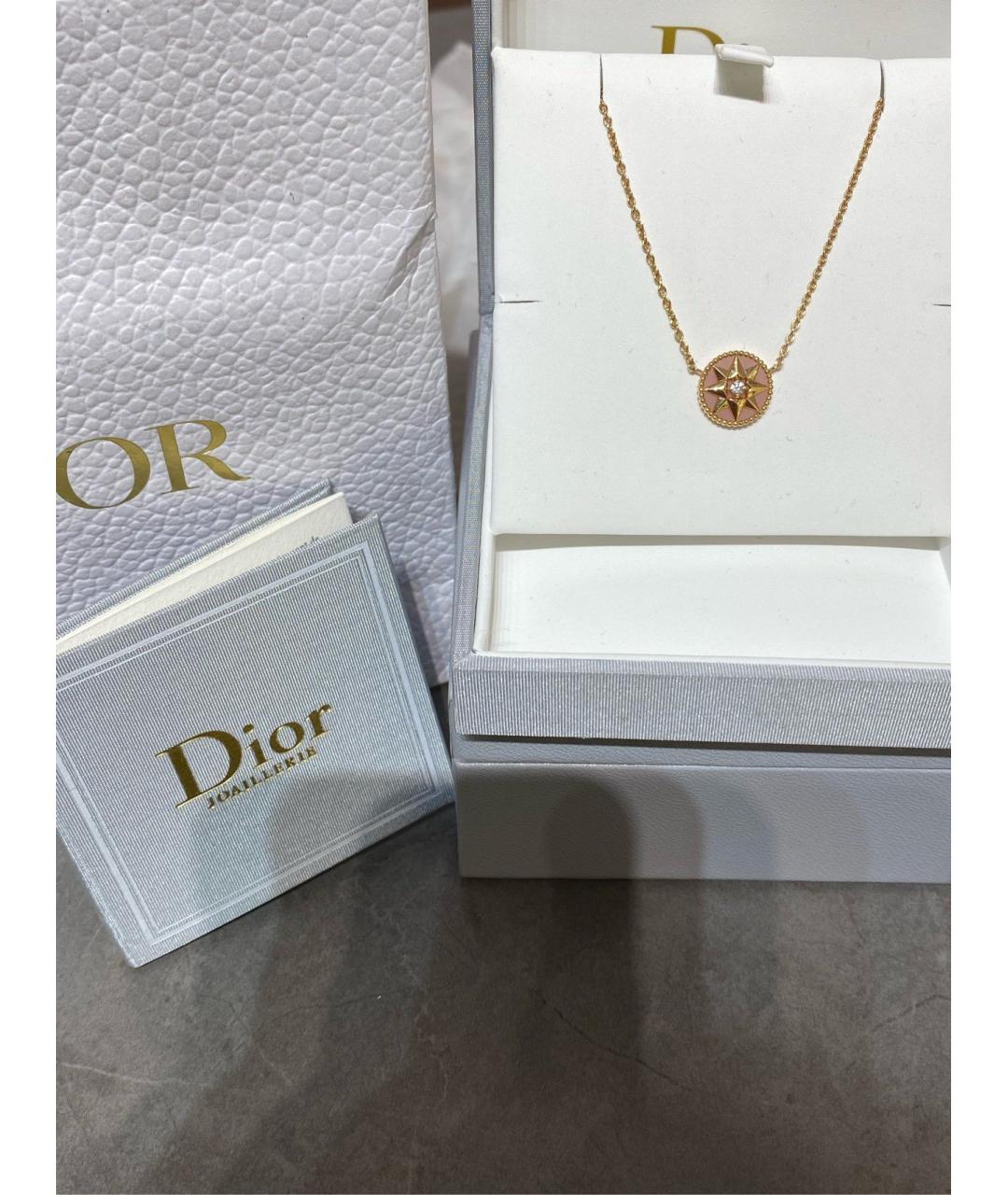 CHRISTIAN DIOR PRE-OWNED Золотое колье из желтого золота, фото 4