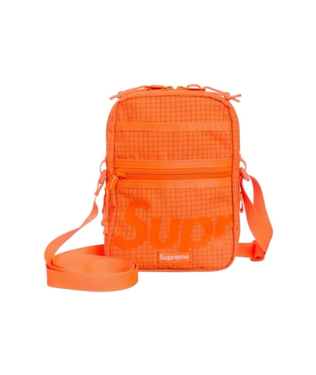 SUPREME Оранжевая сумка на плечо, фото 1