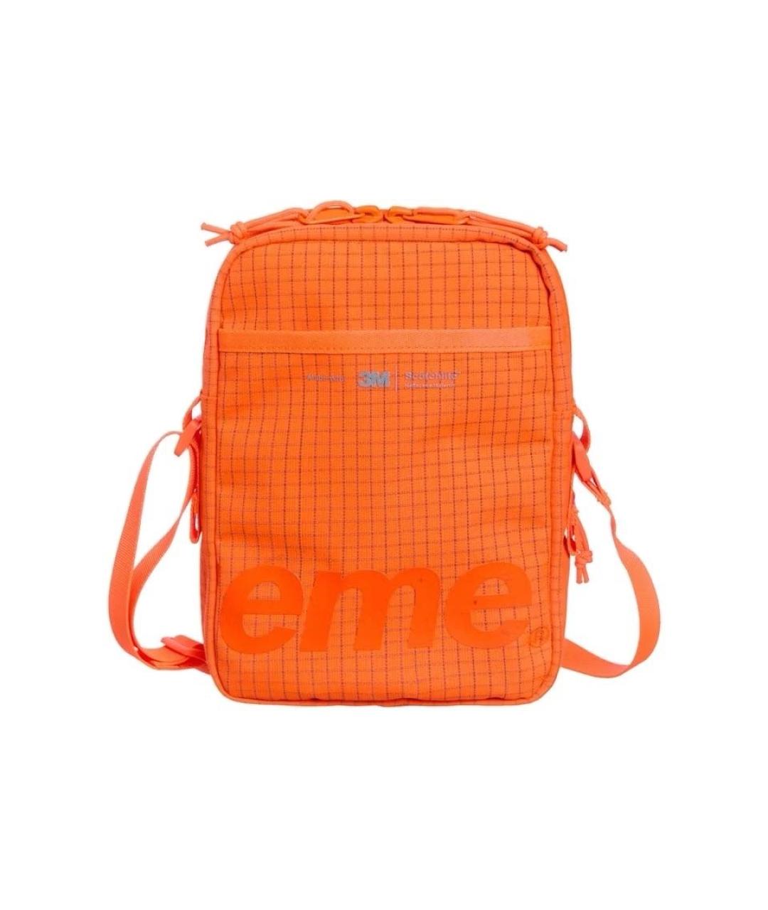 SUPREME Оранжевая сумка на плечо, фото 2