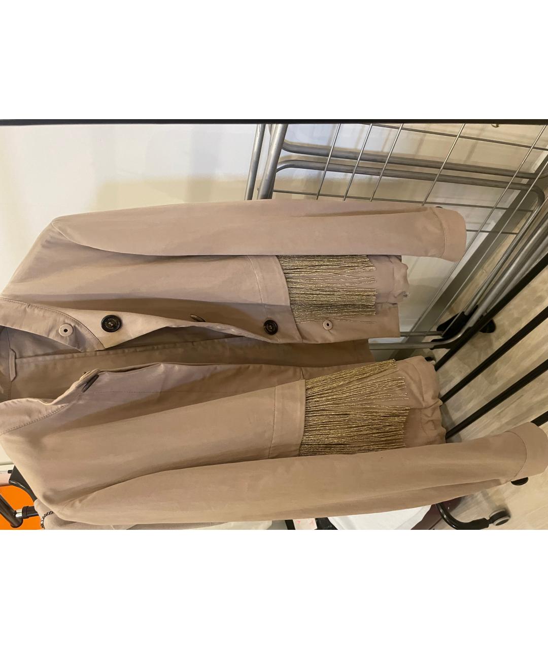 BRUNELLO CUCINELLI Бежевый хлопковый жакет/пиджак, фото 9
