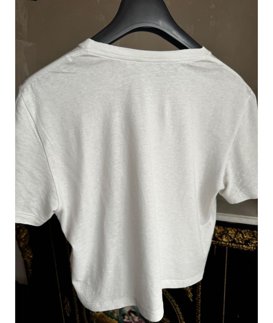 SAINT LAURENT Белая футболка, фото 3