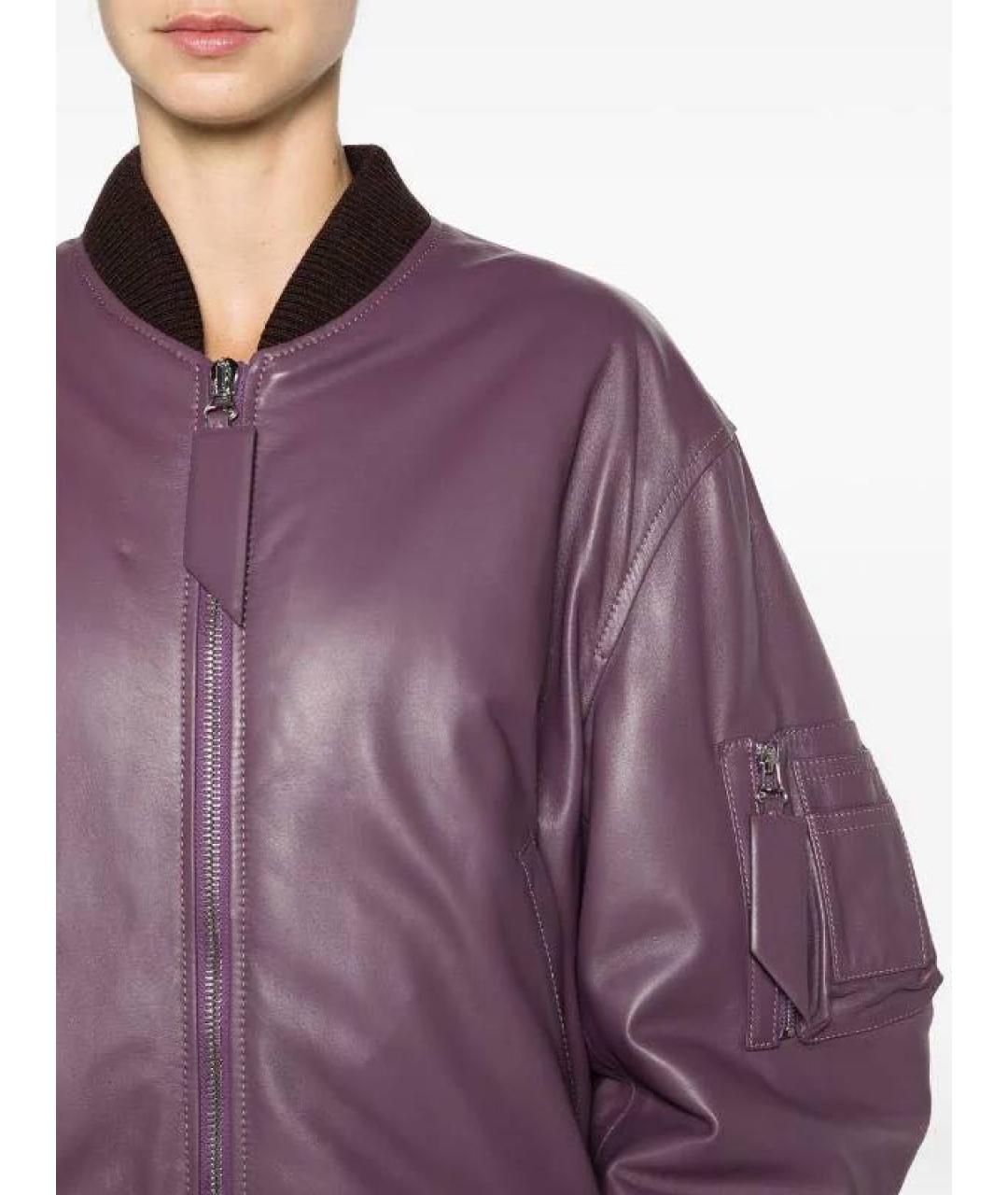 THE ATTICO Фиолетовая куртка, фото 4