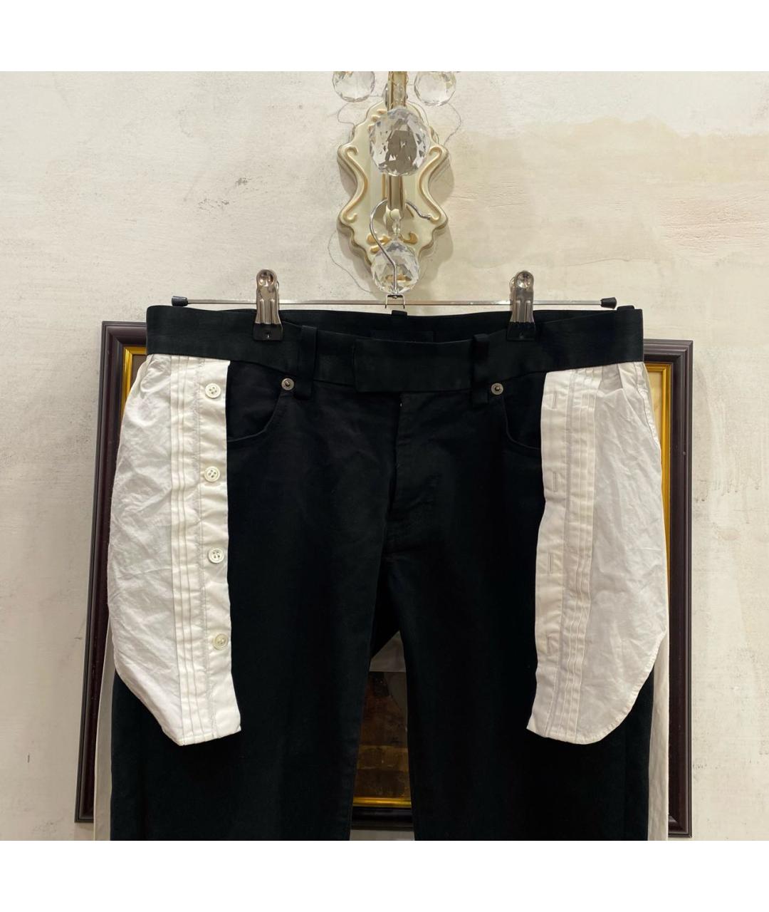 UNDERCOVER Черные хлопковые классические брюки, фото 3