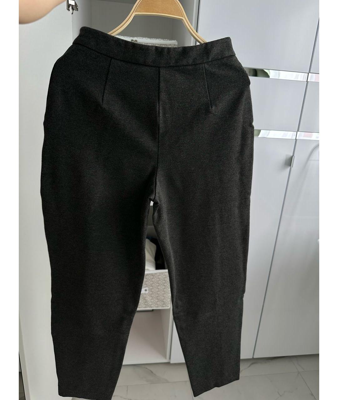12 STOREEZ Антрацитовые прямые брюки, фото 2