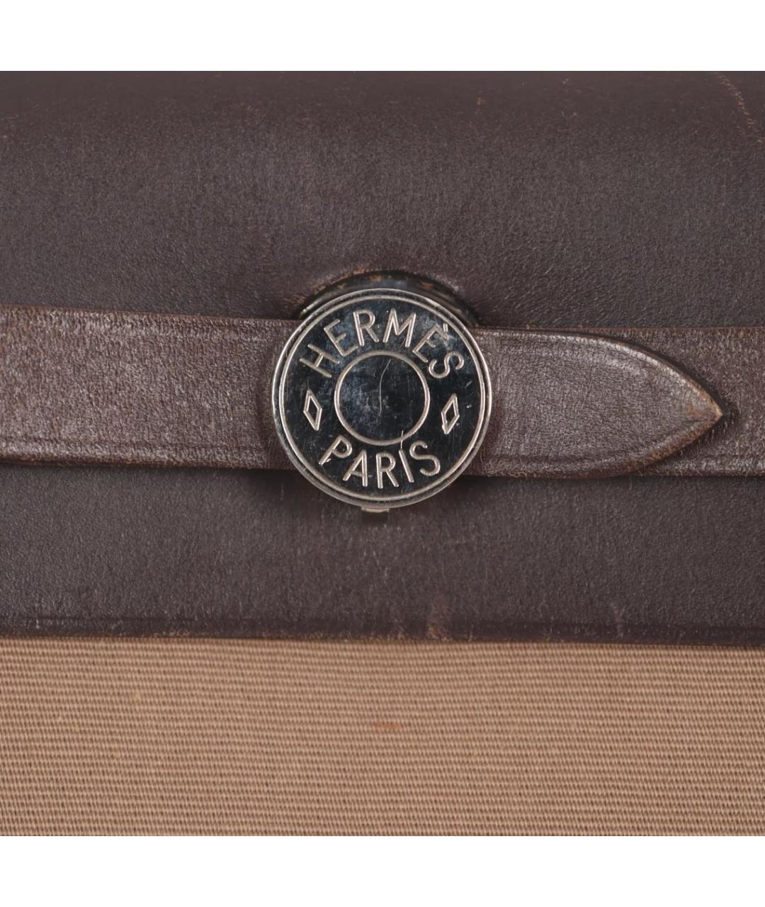 HERMES PRE-OWNED Коричневая сумка с короткими ручками, фото 8