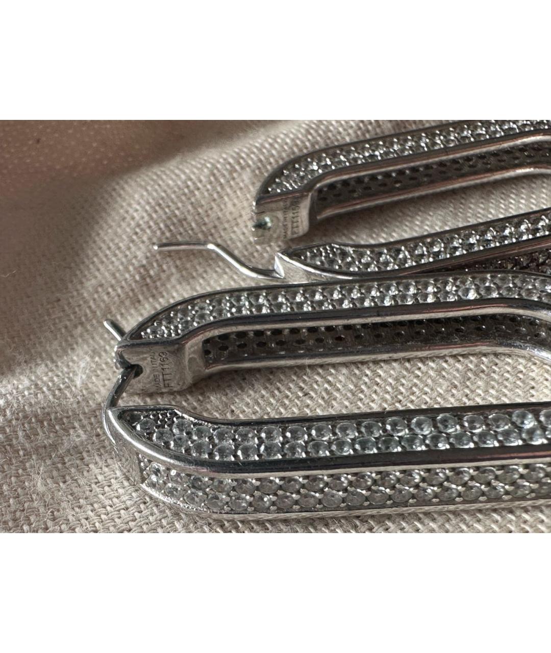 CELINE PRE-OWNED Серебряные металлические серьги, фото 3