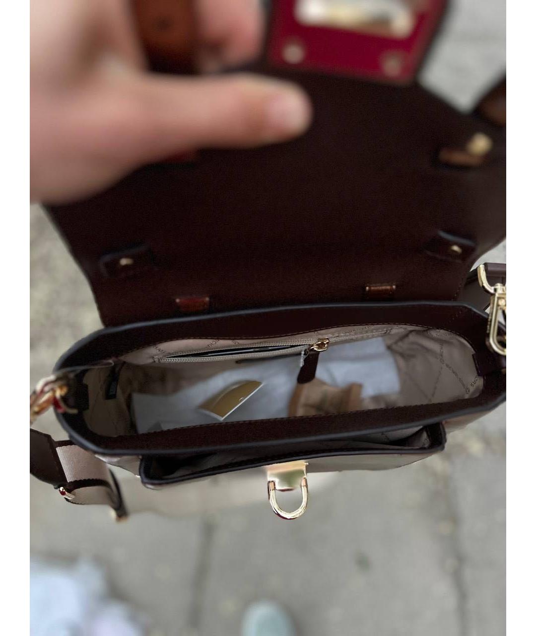MICHAEL KORS Коричневая сумка через плечо, фото 4
