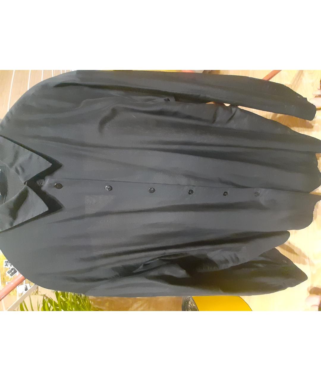 12 STOREEZ Черная шелковая блузы, фото 5