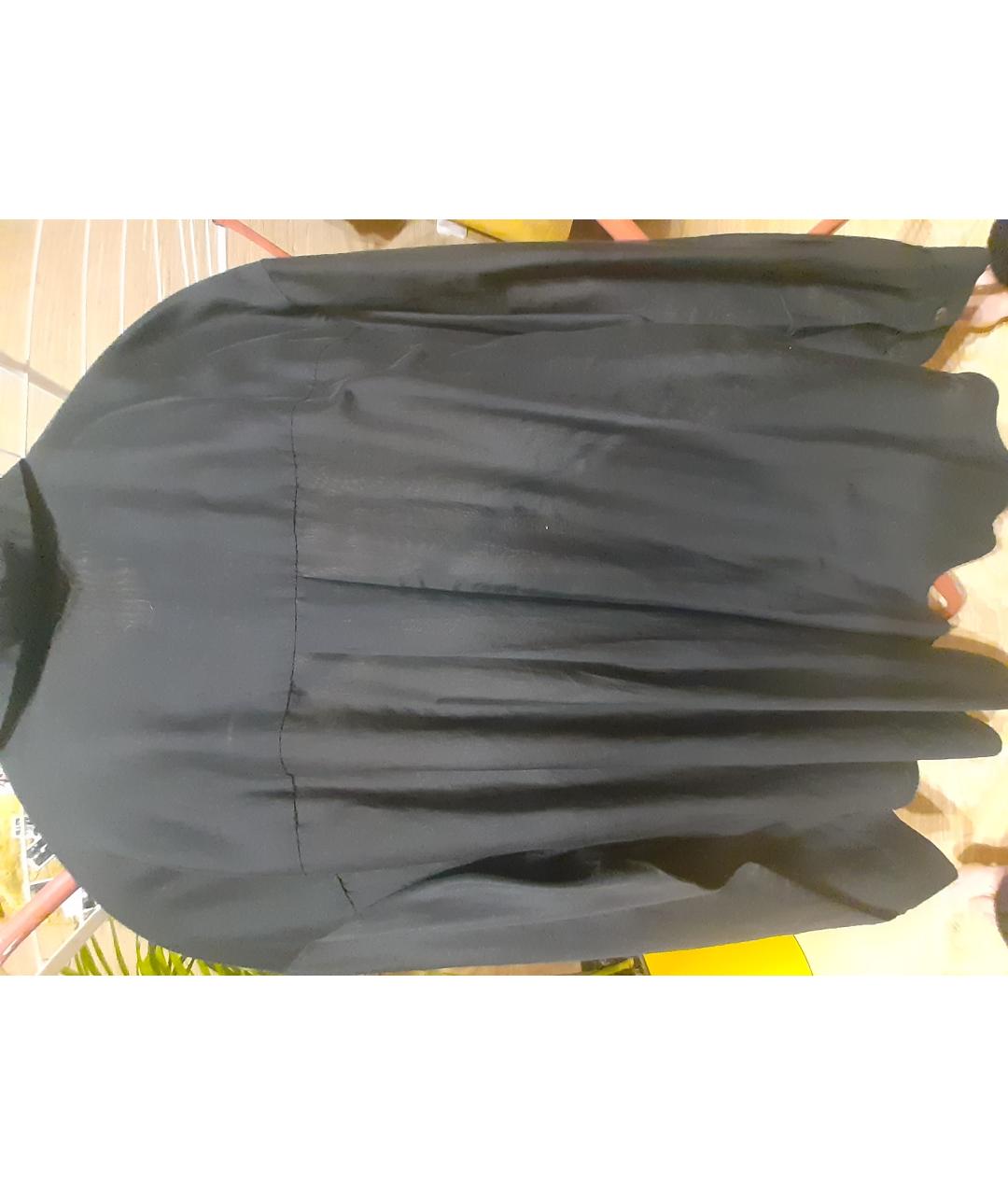 12 STOREEZ Черная шелковая блузы, фото 2