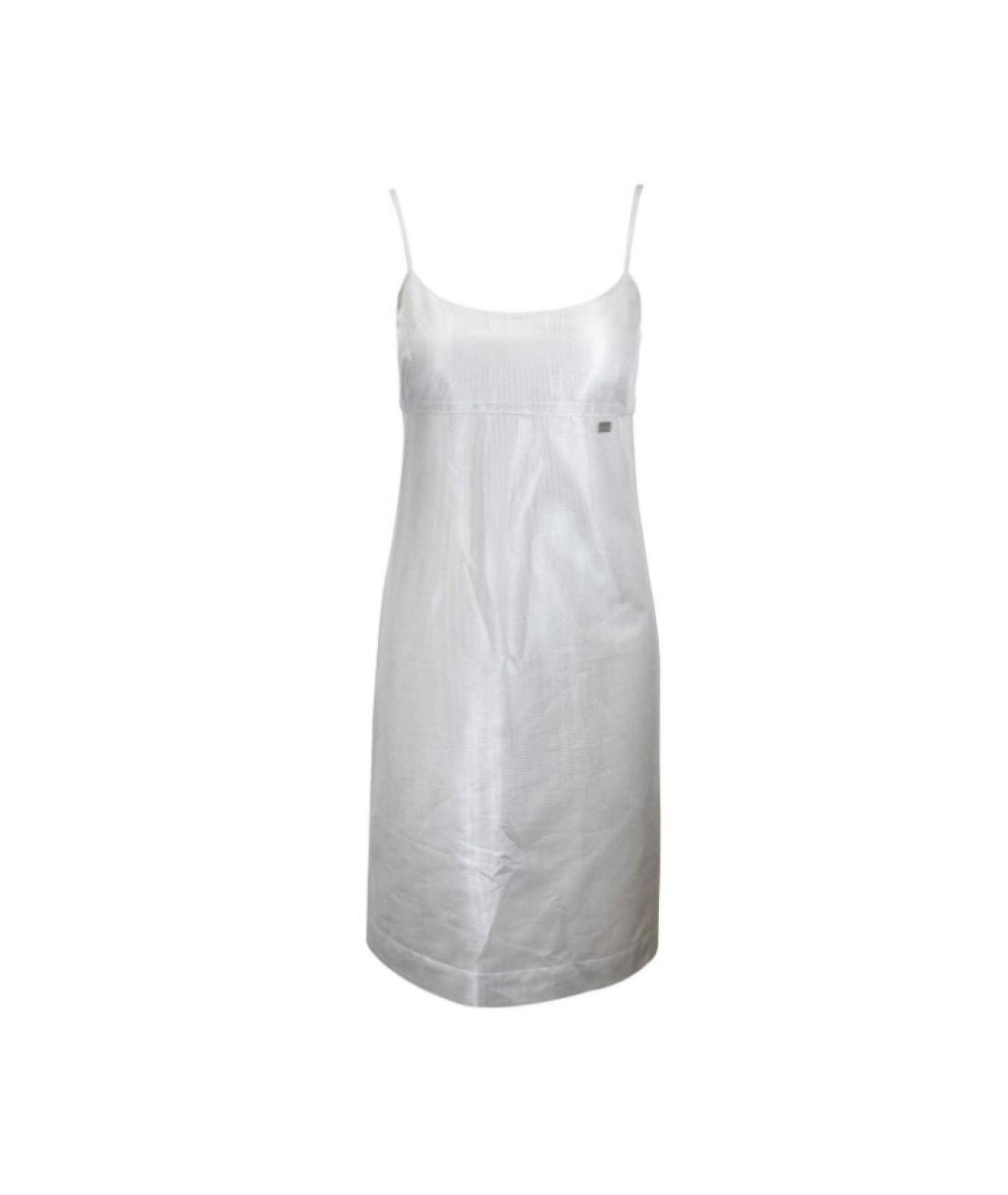 CHANEL PRE-OWNED Серебряное полиэстеровое коктейльное платье, фото 1