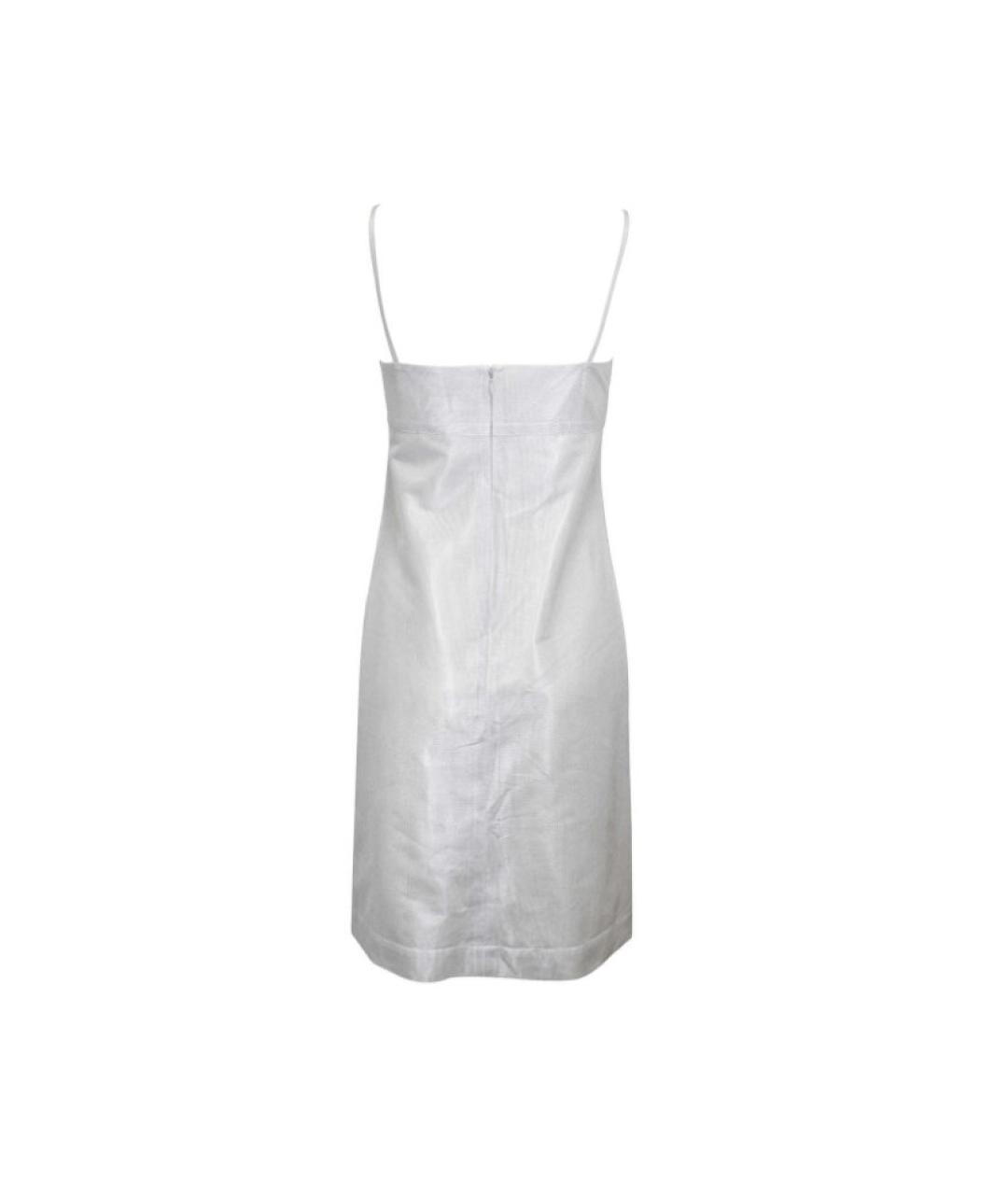 CHANEL PRE-OWNED Серебряное полиэстеровое коктейльное платье, фото 2