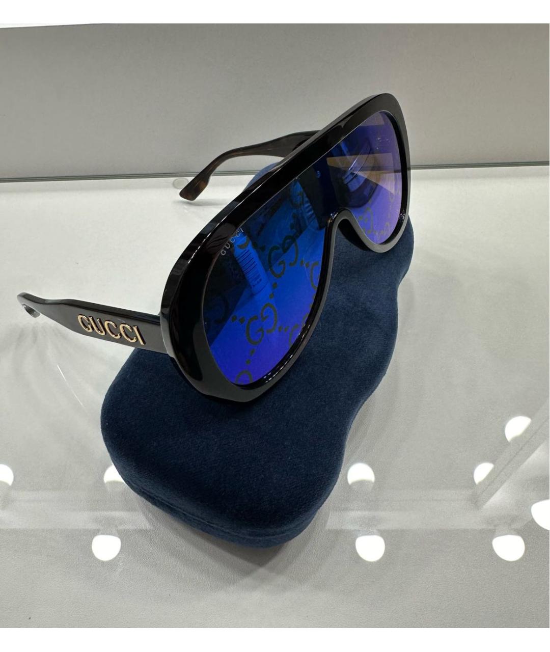 GUCCI Синие солнцезащитные очки, фото 3