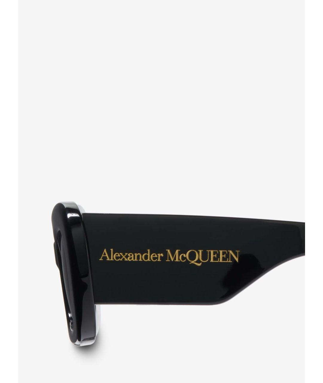 ALEXANDER MCQUEEN Черные солнцезащитные очки, фото 3