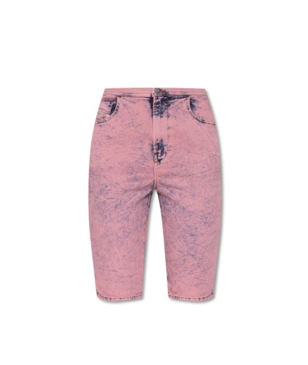DIESEL Розовые хлопковые шорты, фото 1