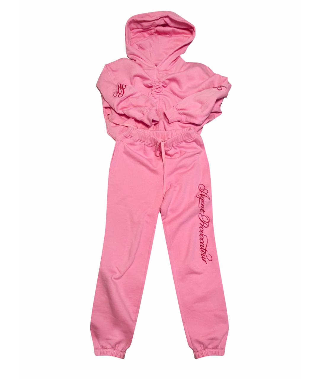 AGENT PROVOCATEUR Розовый хлопковый спортивные костюмы, фото 1