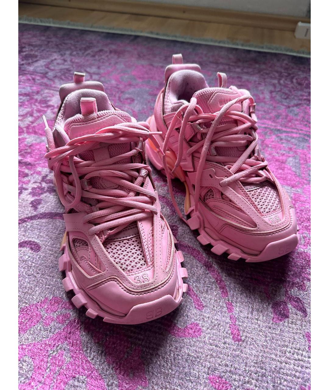 BALENCIAGA Розовые кроссовки, фото 2