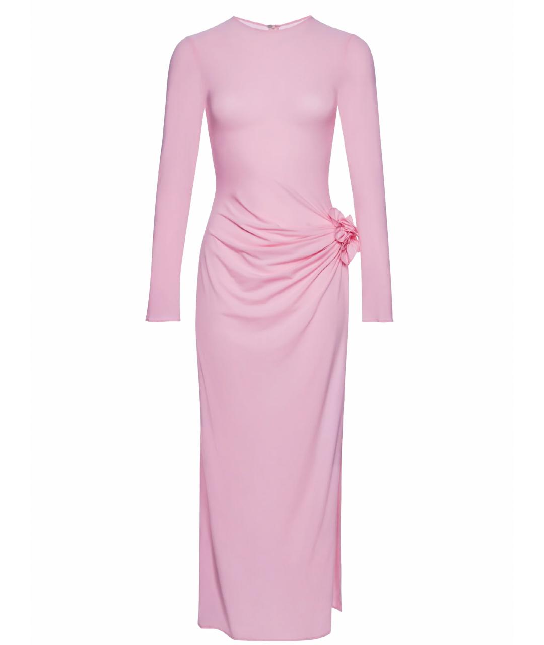 MAGDA BUTRYM Розовое вискозное вечернее платье, фото 1