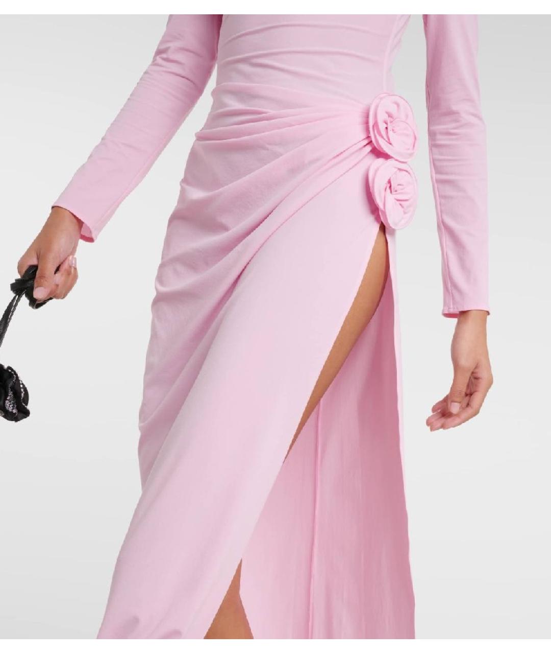 MAGDA BUTRYM Розовое вискозное вечернее платье, фото 2