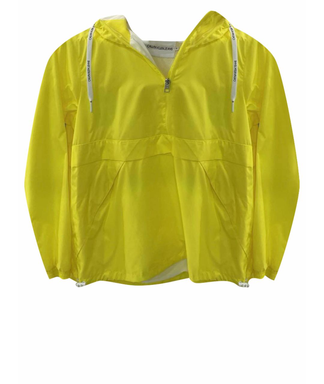 CALVIN KLEIN JEANS Желтая полиэстеровая куртка, фото 1