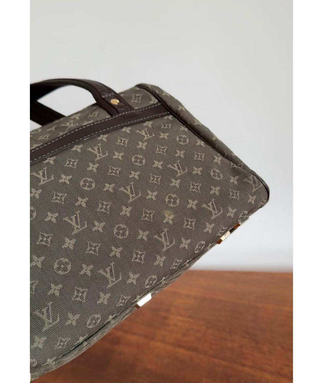 LOUIS VUITTON PRE-OWNED Хаки сумка с короткими ручками, фото 5