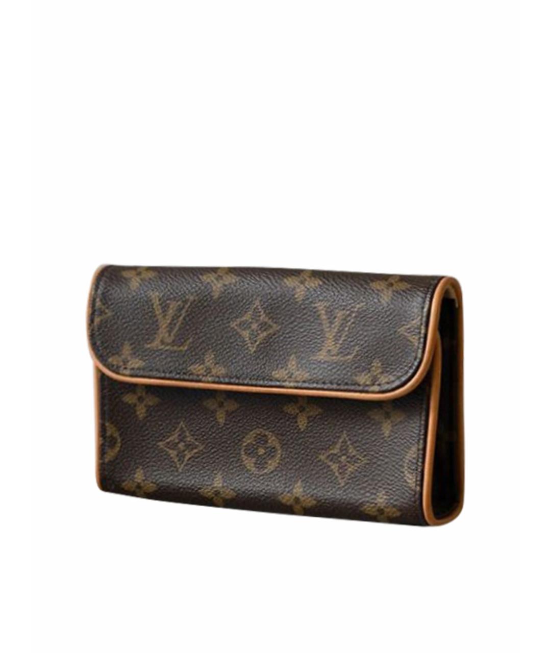 LOUIS VUITTON Коричневая поясная сумка, фото 1