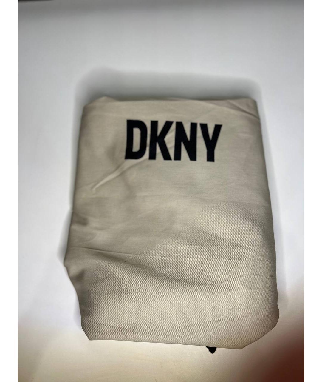 DKNY Черная кожаная сумка через плечо, фото 7