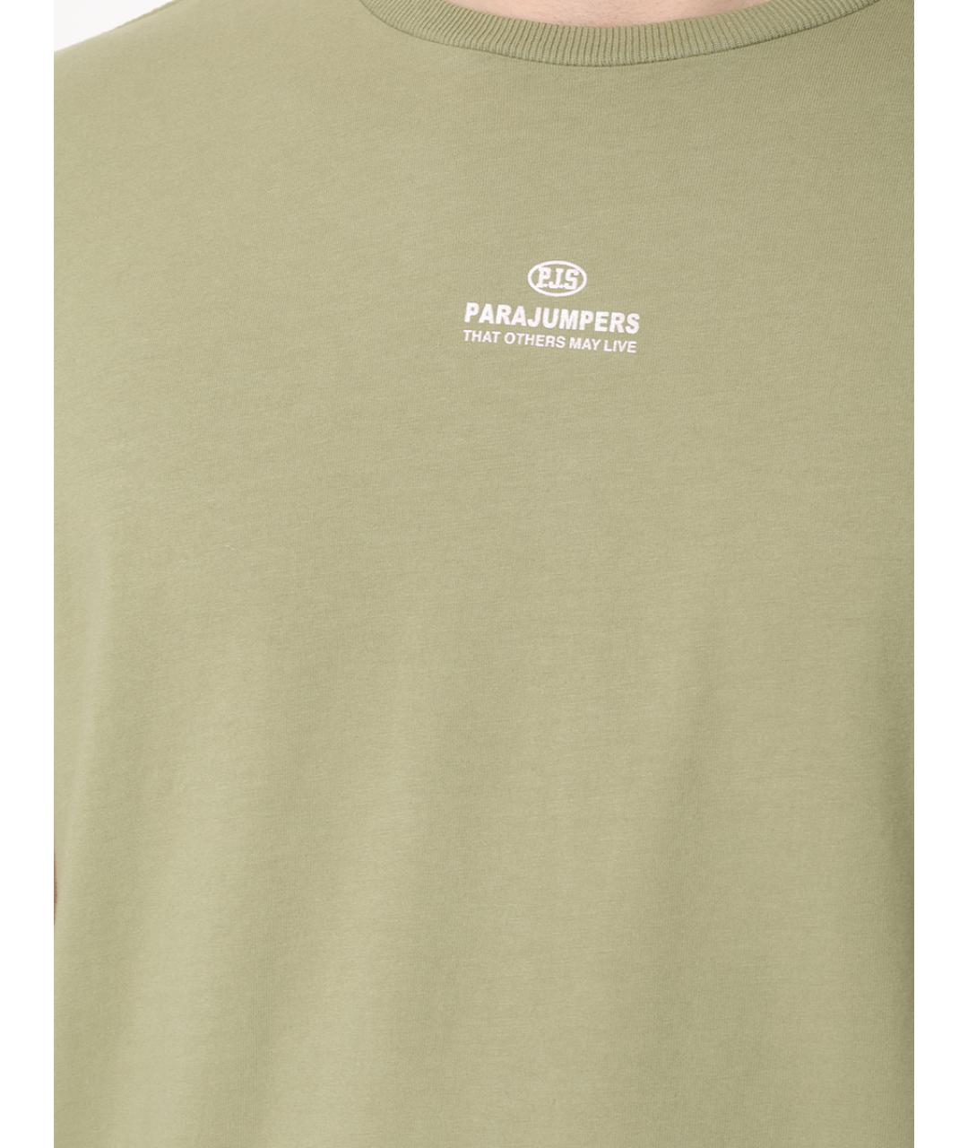 PARAJUMPERS Зеленая футболка, фото 5