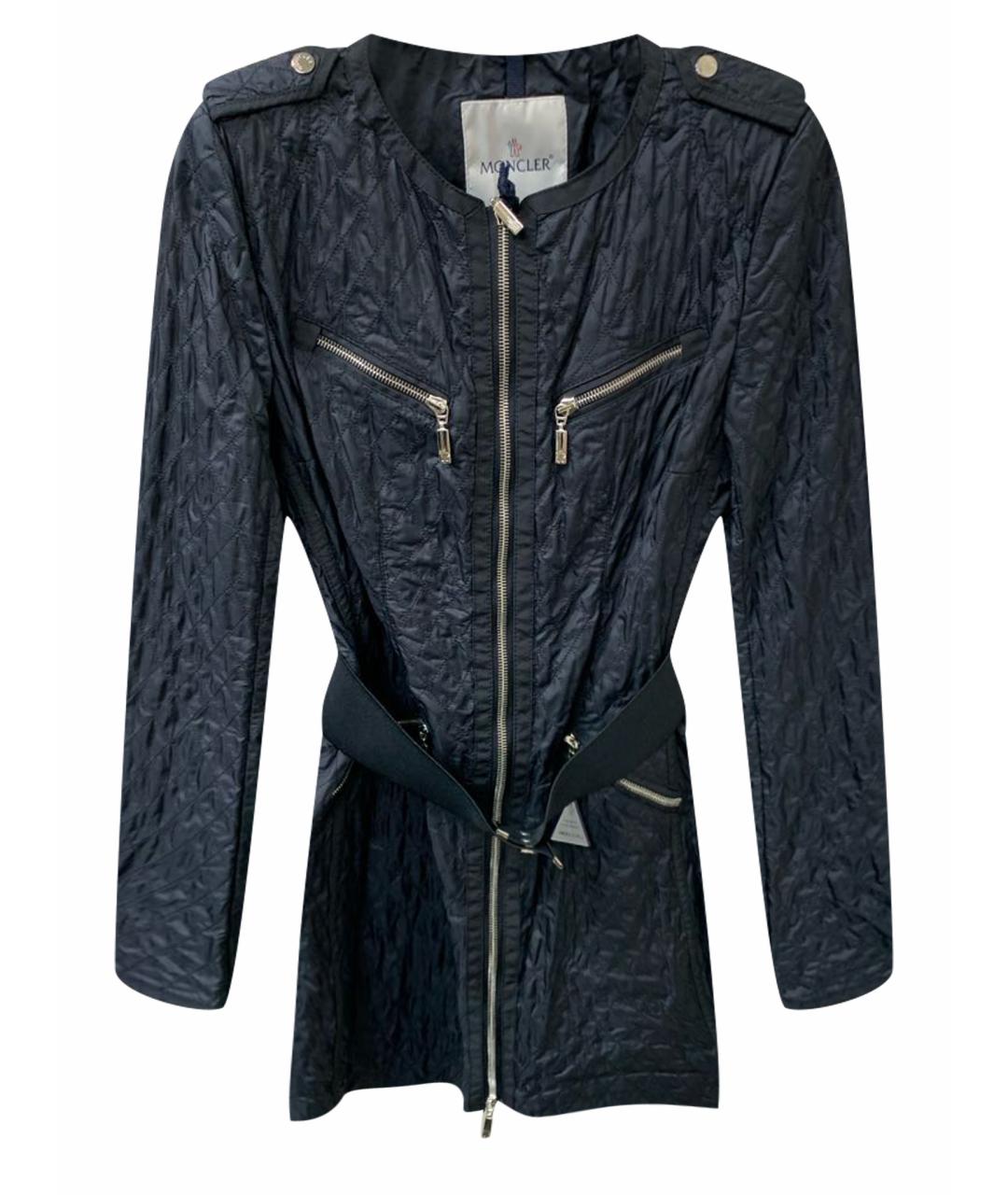 MONCLER Темно-синяя куртка, фото 1