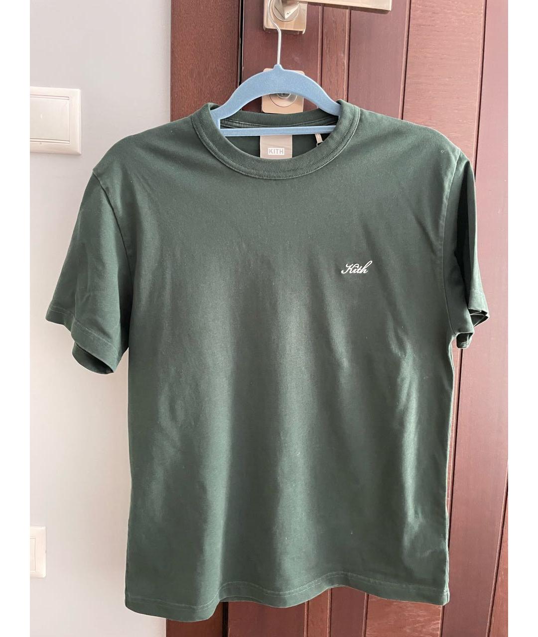 KITH Зеленая хлопковая футболка, фото 2