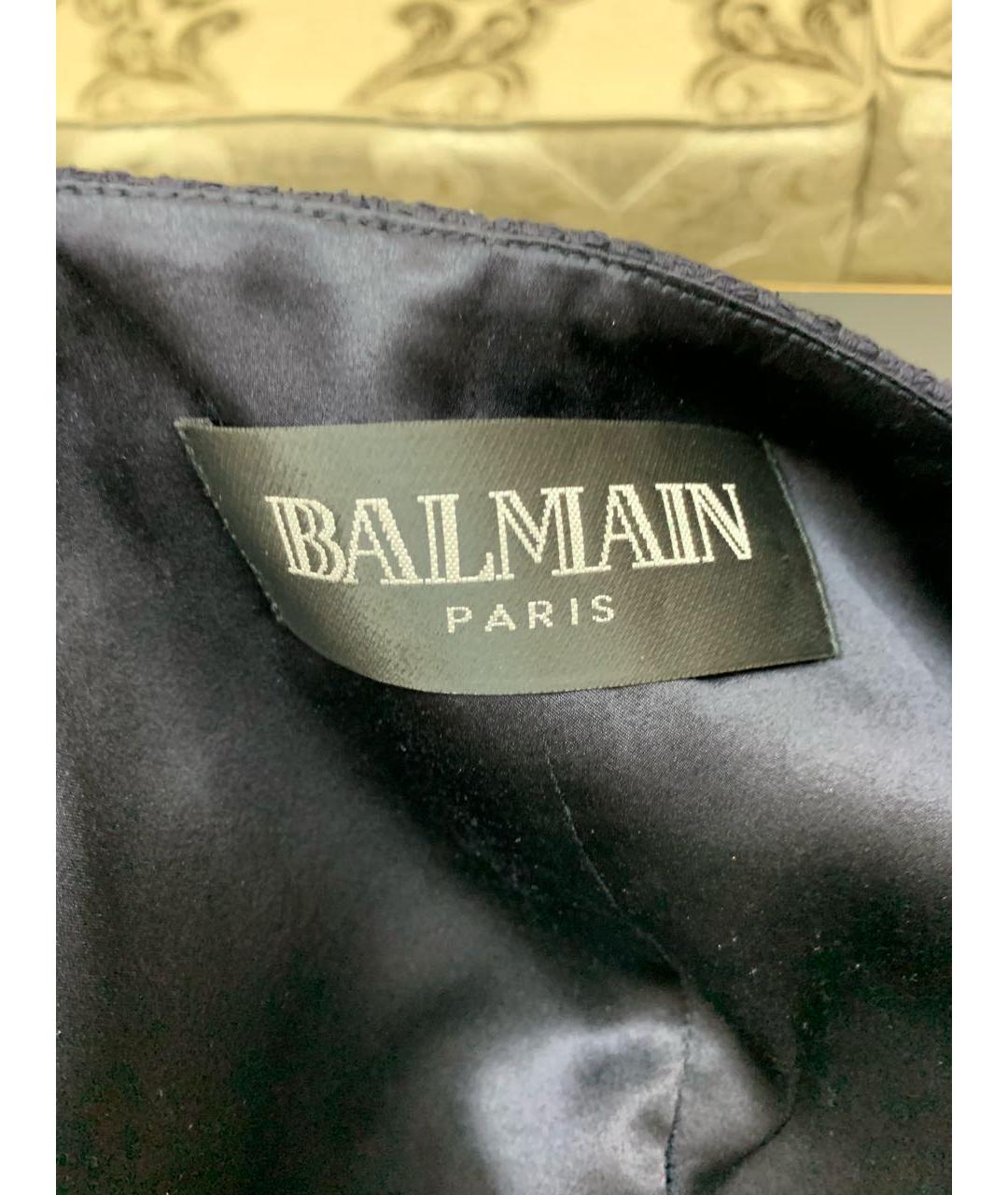 BALMAIN Темно-синий жакет/пиджак, фото 7