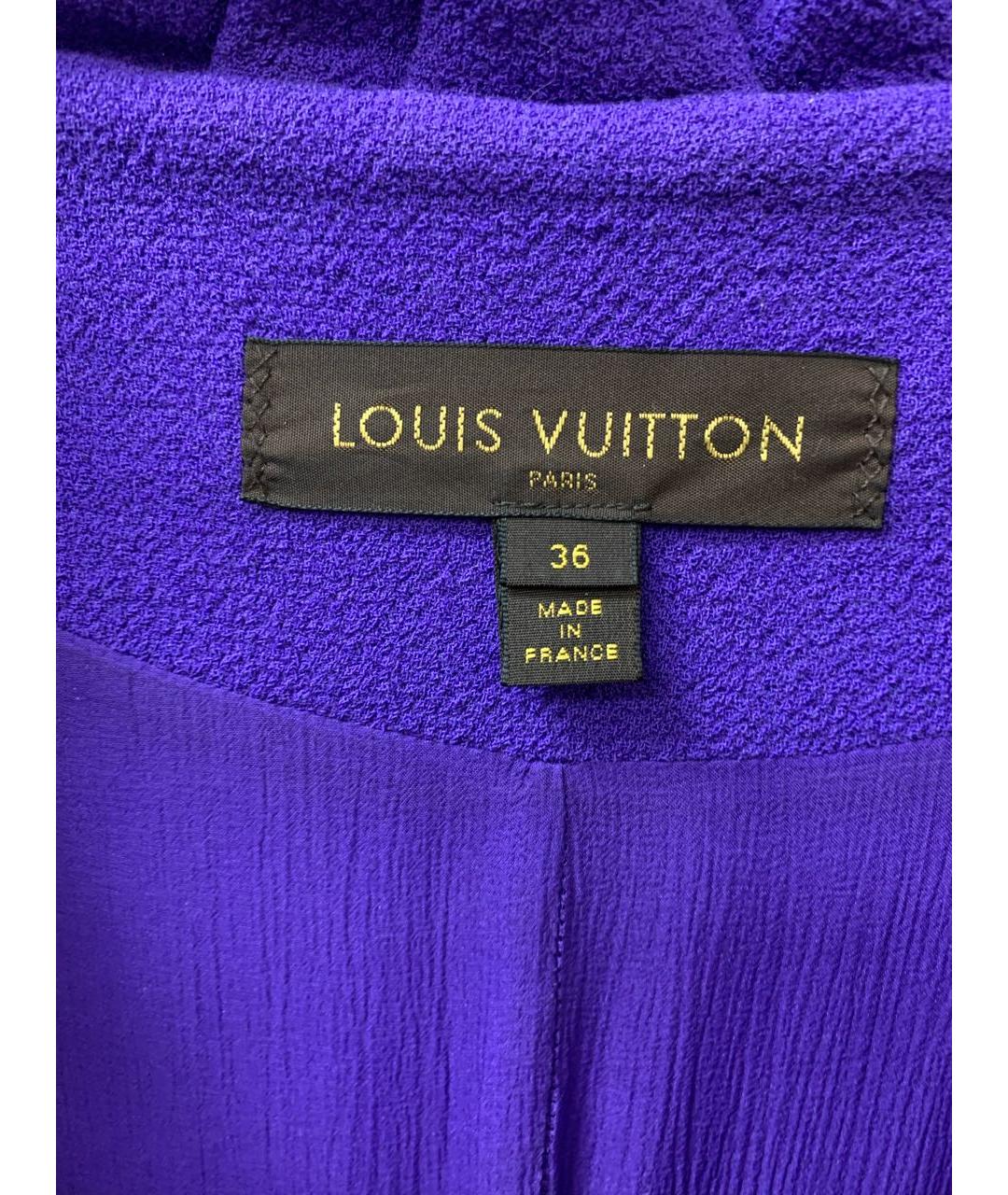LOUIS VUITTON PRE-OWNED Фиолетовый жакет/пиджак, фото 5