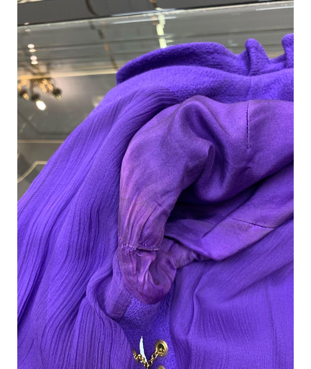 LOUIS VUITTON PRE-OWNED Фиолетовый жакет/пиджак, фото 7