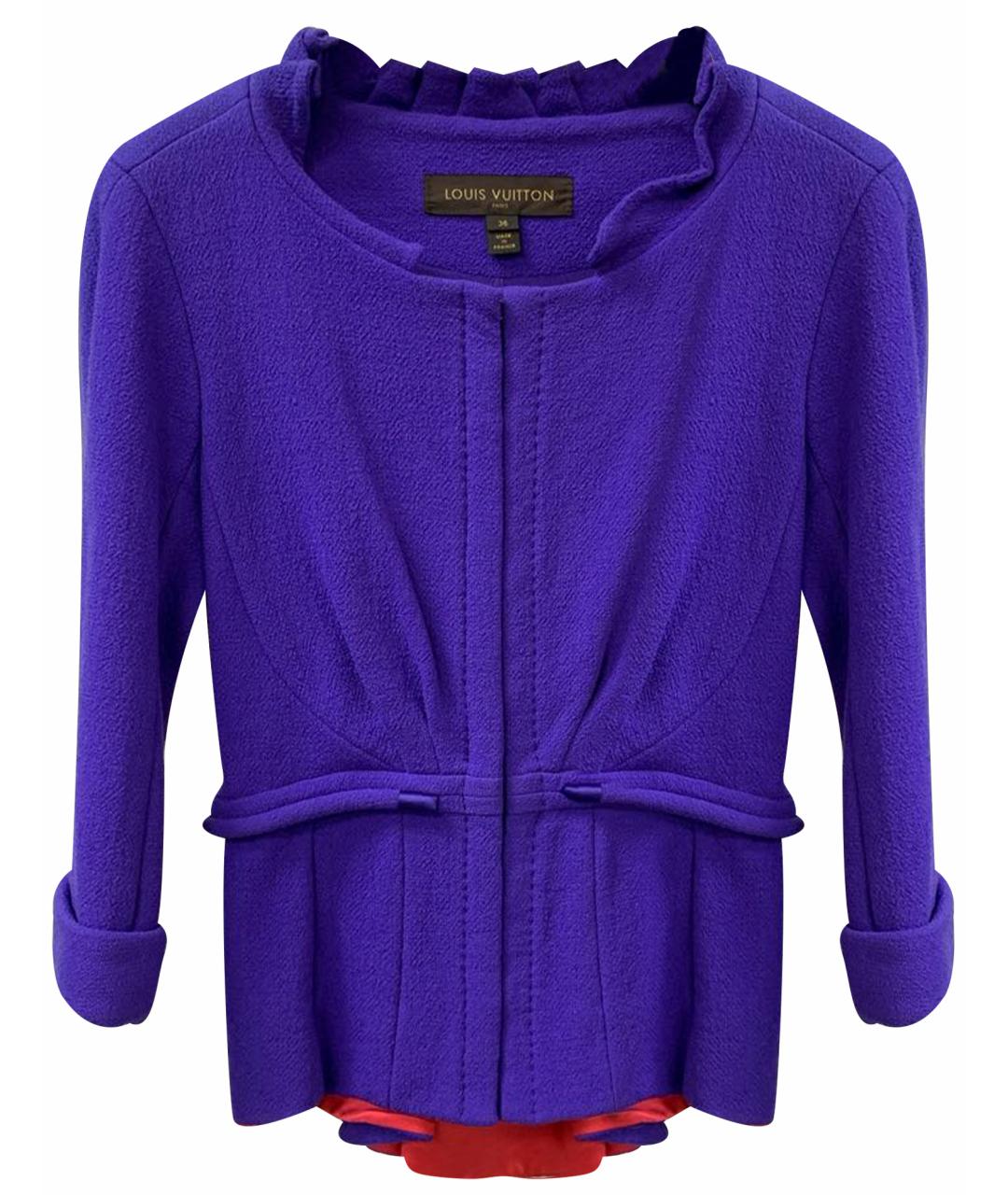 LOUIS VUITTON PRE-OWNED Фиолетовый жакет/пиджак, фото 1